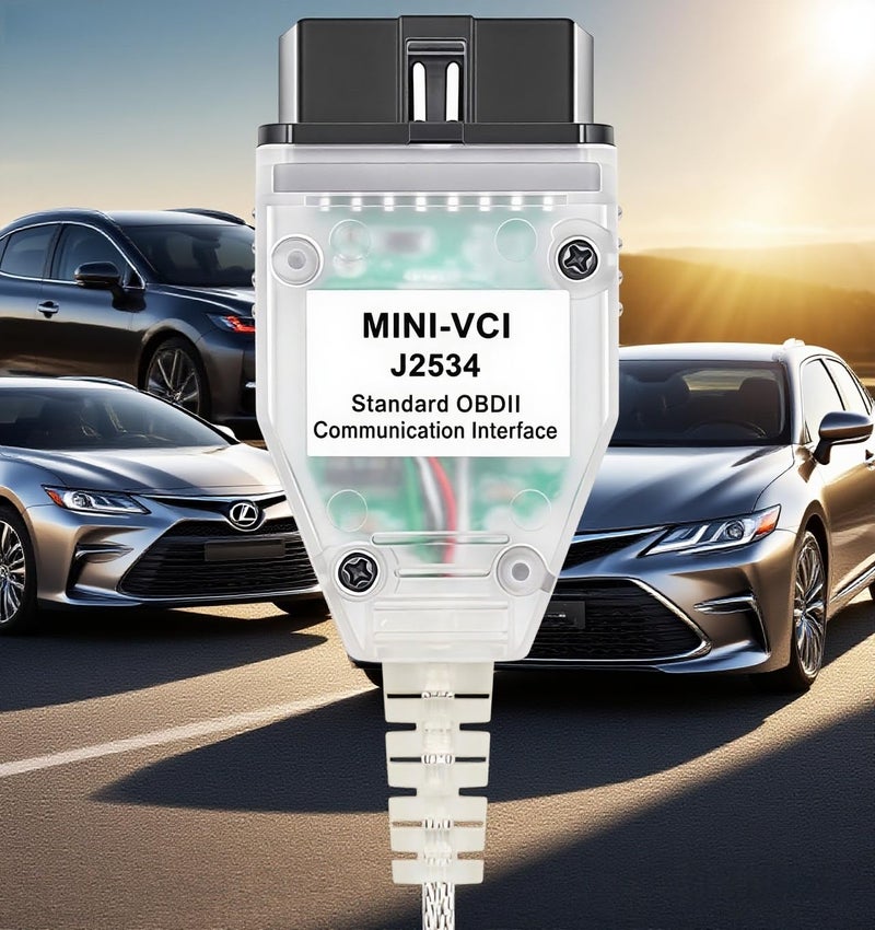 Washinglee OBD2 Diagnostic Cable for Toyota Lexus Scion, USB Diagnostic Scanner Cable Compatible for TIS Techstream and 32/64 bit Windows, Driver/APP Must Be Installed - Image 2